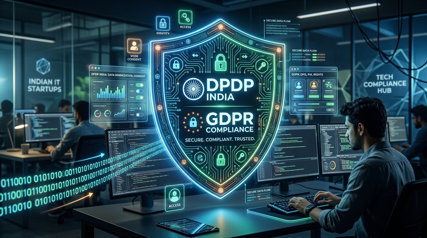 What is DPDP vs GDPR for Indian IT Startups and Freelancers