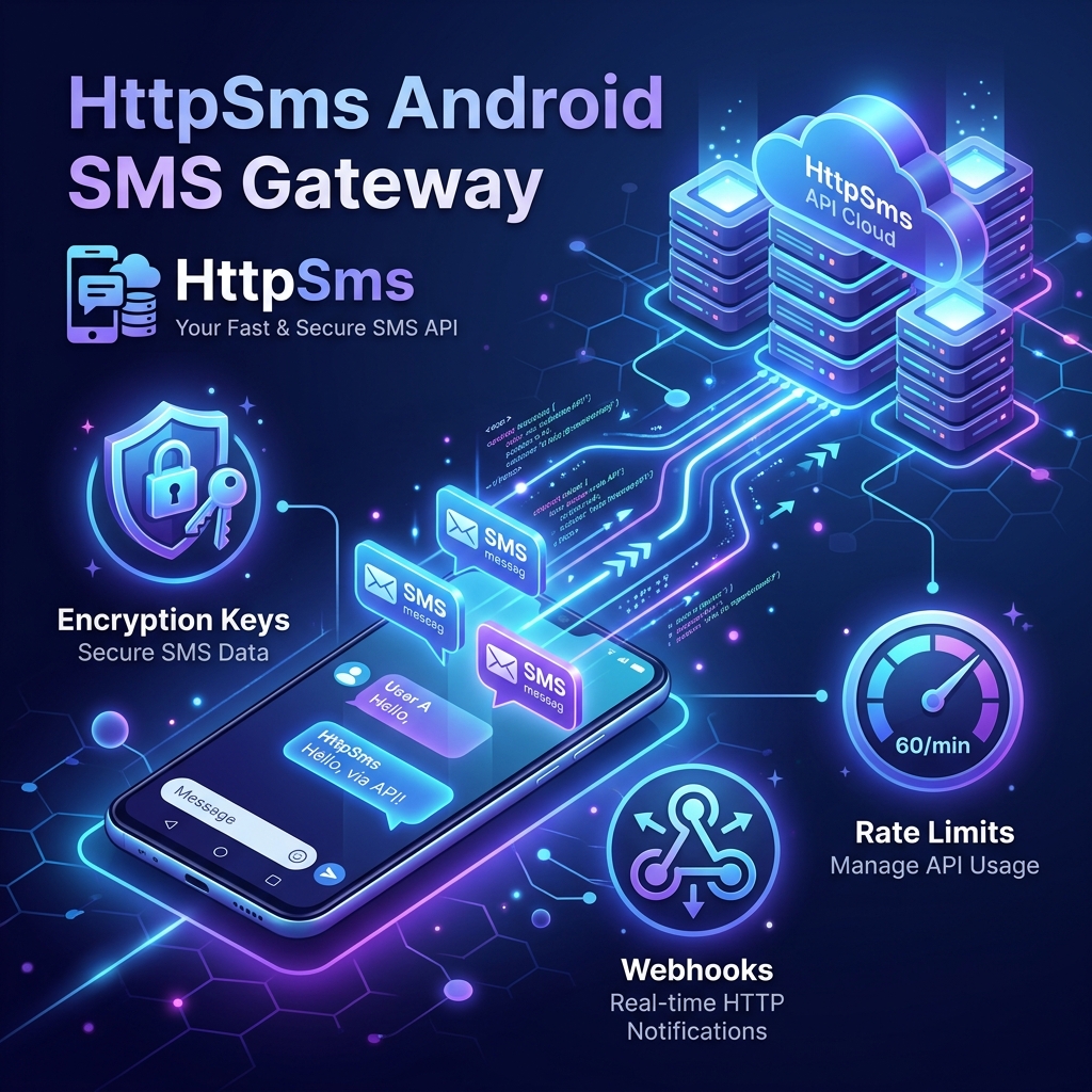 HttpSms Android SMS Gateway Banner