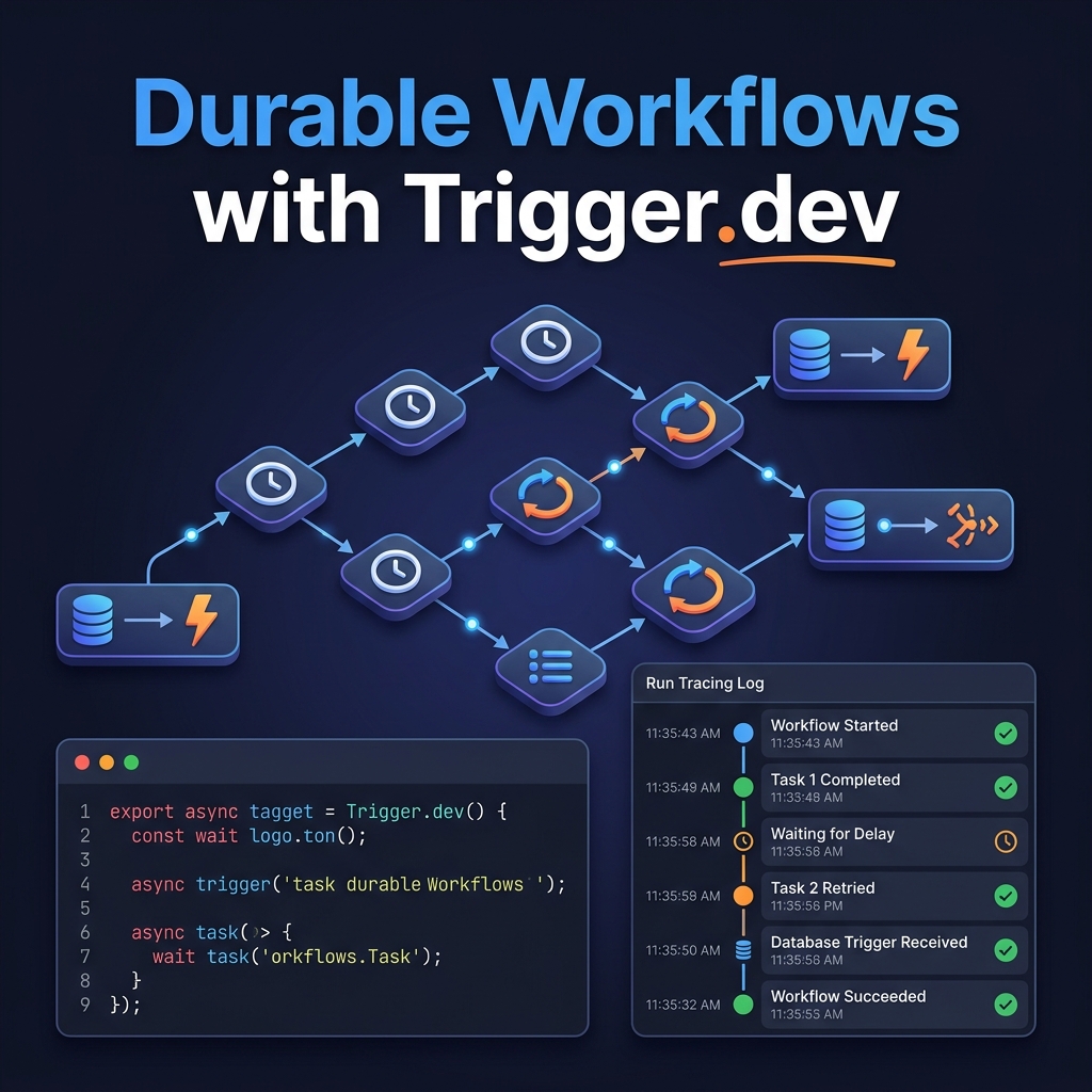 Trigger.dev Workflow Graph Execution Dashboard Banner